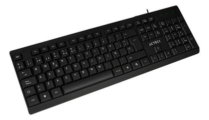Teclado Acteck Ac-928946, Alámbrico, Usb, Negro (español)