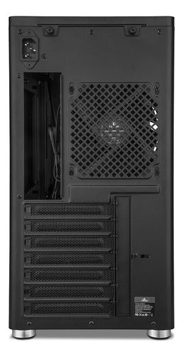 Gabinete Yeyian Hussar Plus Ventana Midi-tower Usb 3.2 Negro