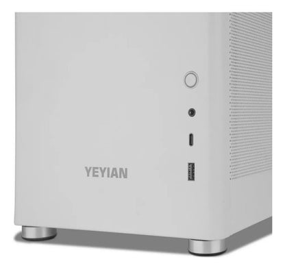 Gabinete Yeyian Hussar Plus Ventana Midi-tower Usb 3.2 Blanc