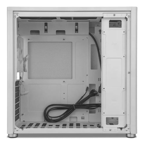 Gabinete Yeyian Hussar Plus Ventana Midi-tower Usb 3.2 Blanc