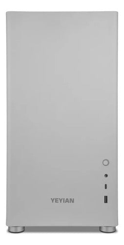Gabinete Yeyian Hussar Plus Ventana Midi-tower Usb 3.2 Blanc