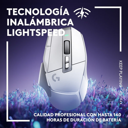 Mouse Blanco Logitech G502 X Lightspeed Rf Inalám 25.600dpi