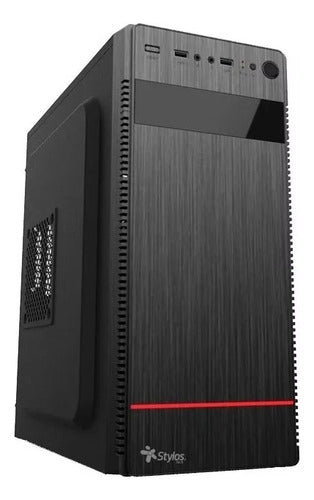 Gabinete Atx Micro Atx Con Fuente De Poder 500w Pc Stylos