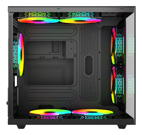 Gabinete Xzeal Cxi1 Con Ventana Argb Cubo Micro-atx/mini-itx
