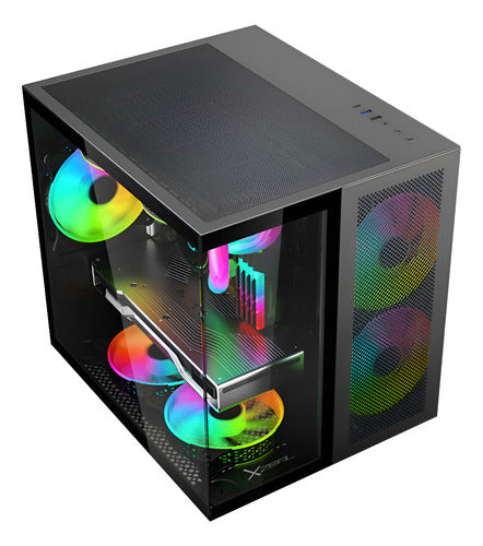 Gabinete Xzeal Cxi1 Con Ventana Argb Cubo Micro-atx/mini-itx