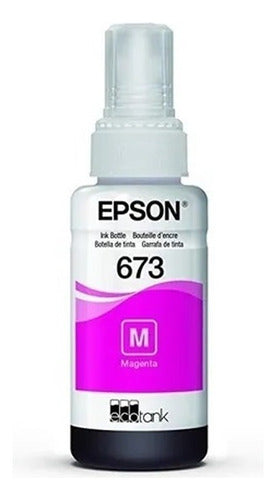 Tanque De Tinta (ecotank) Epson 673 Magenta 70ml T673320-al