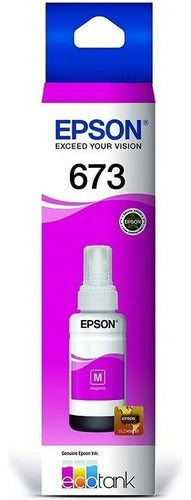 Tanque De Tinta (ecotank) Epson 673 Magenta 70ml T673320-al