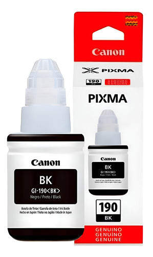 Tanque De Tinta Canon Gi-190 Negro 70ml 0667c001