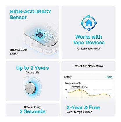 Tp-link Sensor De Temperatura Y Humedad Tapo T310 Blanco