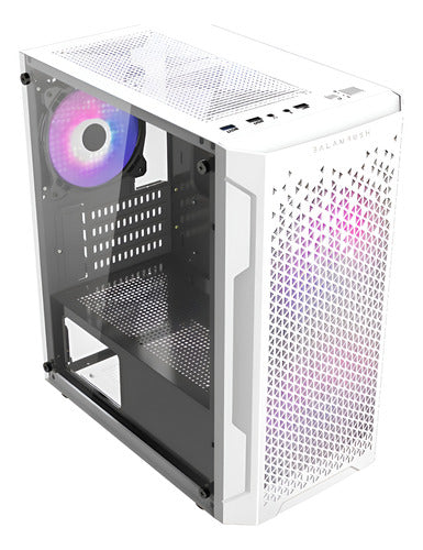 Gabinete Balam Rush Artic Gi725 Ventana, Midi-tower Blanco