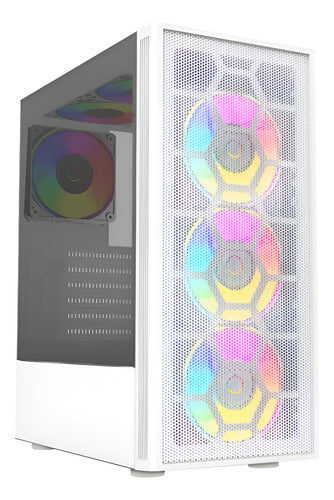 Gabinete Balam Rush Dragonfly Ii Mesh Gm740 Mini-tower Blanc