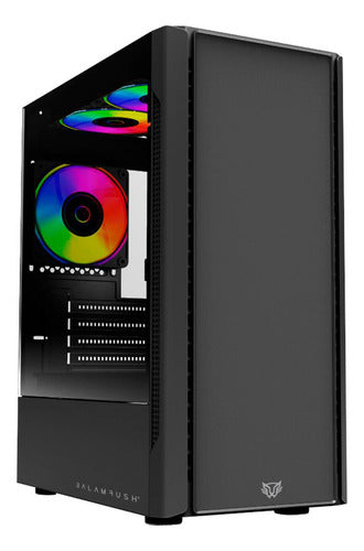 Gabinete Balam Rush Nyx Gi730 Ventana, Midi-tower Negro