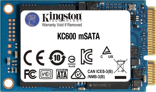 Ssd Kingston Kc600, 512gb, Sata Iii, Msata