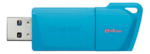 Memoria Usb Kingston Datatraveler Exodia M, 64gb Turquesa