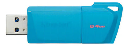 Memoria Usb Kingston Datatraveler Exodia M, 64gb Turquesa