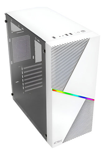 Gabinete Acteck Draco Gm450ventana Midi-tower 500w Blanco