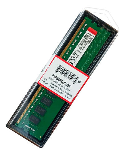 Memoria Ram Kingston Value Kvr32n22d8/32 Ddr4 3200mhz 32gb