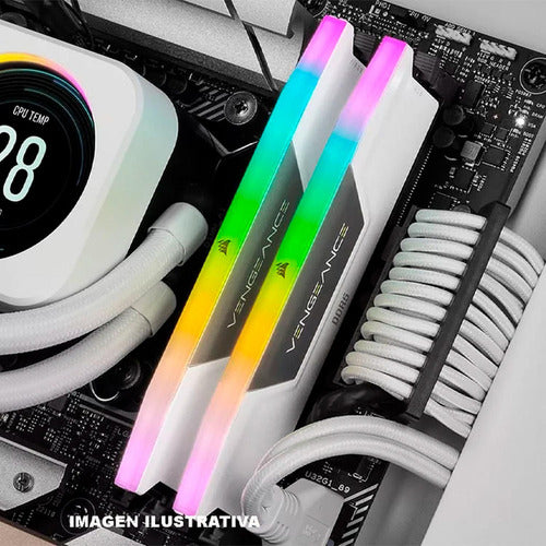 Kit Memoria Ram Vengeance Ddr5 5200mhz 64gb 2x32gb Blanco