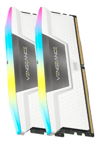 Kit Memoria Ram Vengeance Ddr5 5200mhz 64gb 2x32gb Blanco