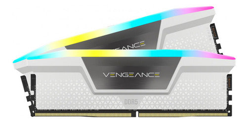 Kit Memoria Ram Vengeance Ddr5 5200mhz 64gb 2x32gb Blanco