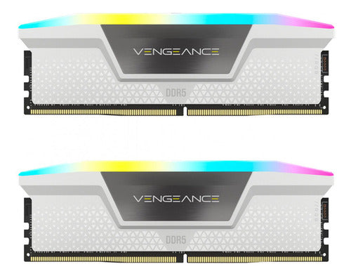 Kit Memoria Ram Vengeance Ddr5 5200mhz 64gb 2x32gb Blanco