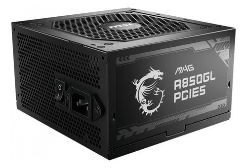 Fuente De Poder Msi Mag A850gl Pcie5 80 Plus Gold Atx 850w