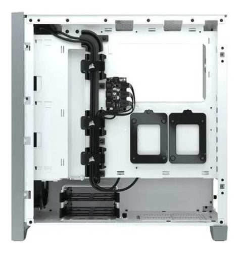 Gabinete Corsair Icue 4000x Rgb Con Ventana, Midi-tower, Atx