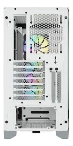 Gabinete Corsair Icue 4000x Rgb Con Ventana, Midi-tower, Atx