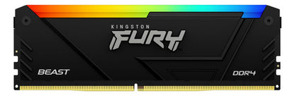Memoria Ram Kingston Fury Beast Rgb Ddr4, 3200mhz, 8gb, Cl16