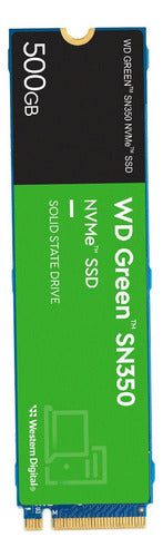 Ssd Western Digital Wd Green Sn350 Nvme 500gb Pcie 3.0 M.2