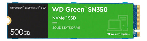 Ssd Western Digital Wd Green Sn350 Nvme 500gb Pcie 3.0 M.2