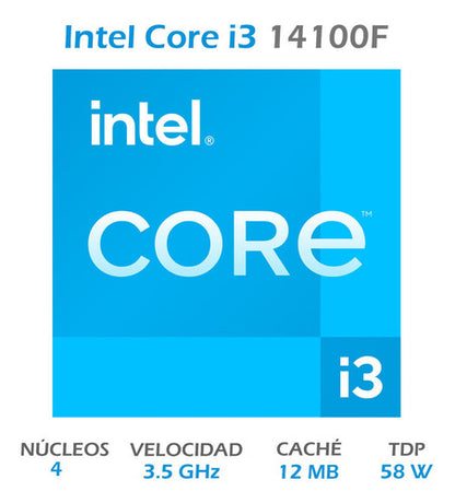 Procesador Intel Core I3 14100f 3.5ghz 4 Core Lga1700
