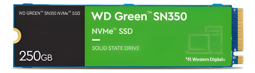 Ssd Western Digital Wd Green Sn350 Nvme 250gb Pci E 3.0 M.2