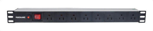 Pdu Intellinet Para Rack 19'' 713993 125v 15a 8 Contactos Color Negro