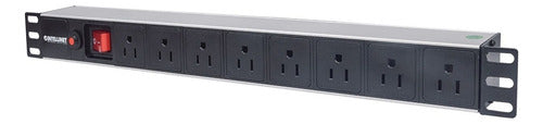 Pdu Intellinet Para Rack 19'' 713993 125v 15a 8 Contactos Color Negro