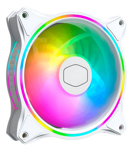 Ventilador Blanco Cooler Master Masterfan Mf120 120mm 1800rp