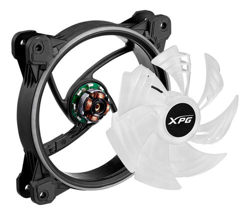 Ventilador Xpg Hurricane 120 Argb Pwm, 120mm 2000rpm, Negro