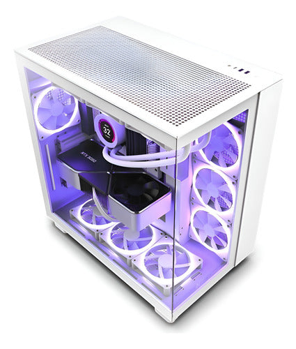 Gabinete Gamer Nzxt H9 Flow Blanco Cm-h91fb-01