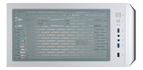 Gabinete Cougar Mg140 Air Rgb Con Ventana, Mini Tower Blanco