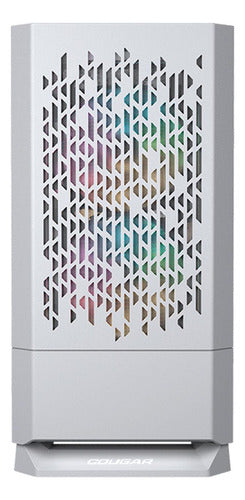 Gabinete Cougar Mg140 Air Rgb Con Ventana, Mini Tower Blanco