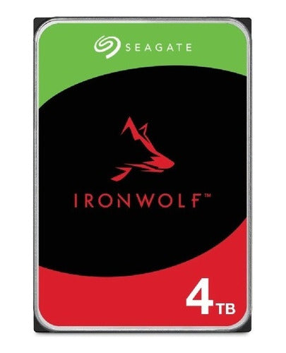 Disco Duro Para Nas Seagate Ironwolf 3.5 4tb Sata3 6 5400rpm
