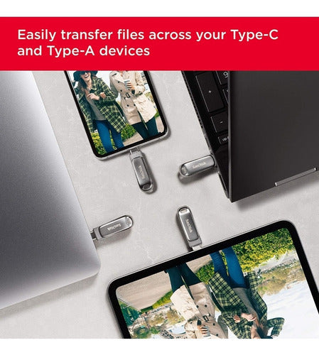 Memoria Usb Sandisk Ultra Dual Drive Luxe 512gb Usb C 150mbs