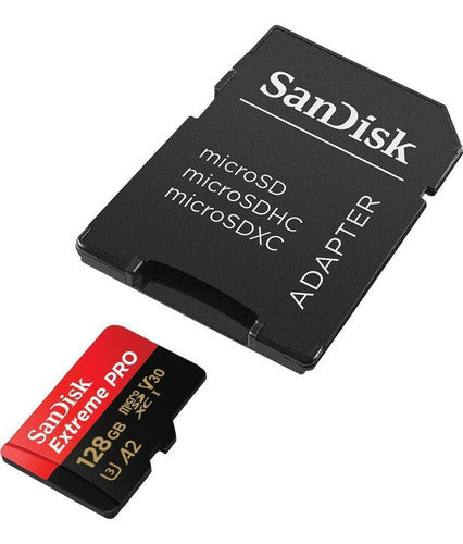 Memoria Flash Sandisk Extreme Pro, 128gb Microsdxc Clase 10