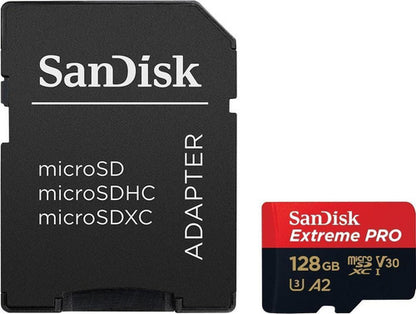Memoria Flash Sandisk Extreme Pro, 128gb Microsdxc Clase 10