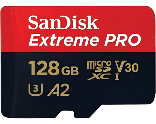 Memoria Flash Sandisk Extreme Pro, 128gb Microsdxc Clase 10