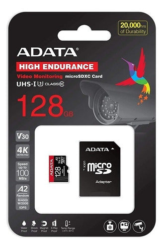 Memoria Flash Adata, 128gb Microsdxc Uhs-i Clase 10
