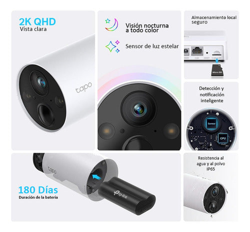Camara De Seguridad Wifi Tp-link Tapo C420s1 2k Exterior