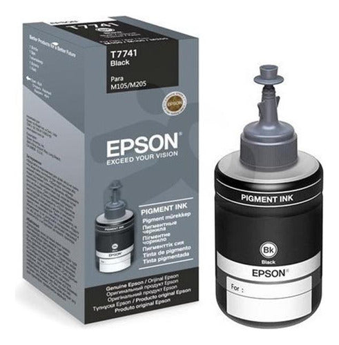 Tanque De Tinta Epson 774 Negro 140ml T774120-al