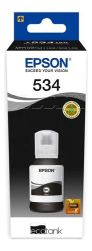 Tanque De Tinta Epson T534 Negro, 6.000 Páginas T534120-al