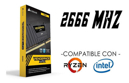 Memoria Ram Ddr4 8gb Corsair Vengeance Lpx DisiPad Amd Intel
